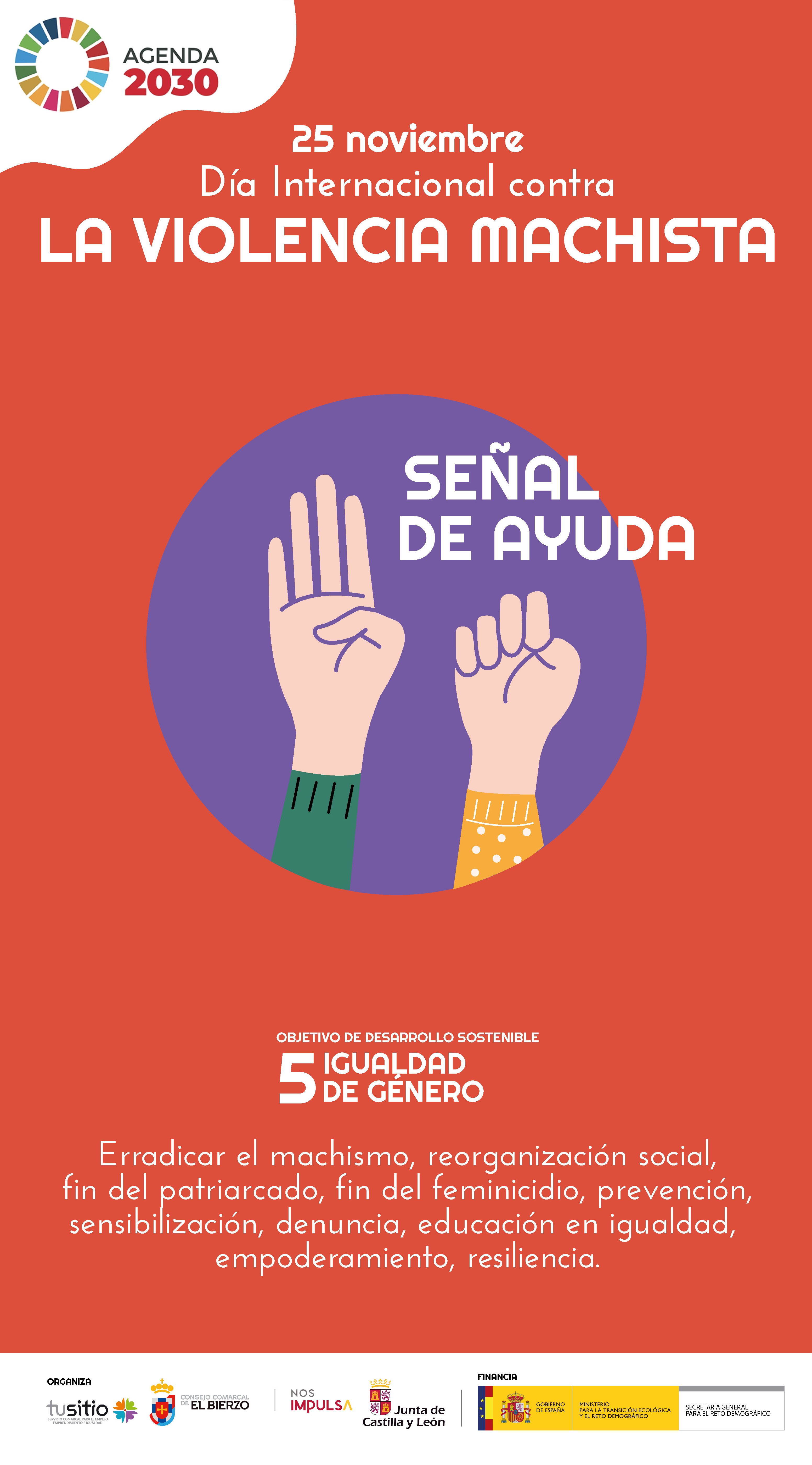 Día contra la violencia machista. 25 de noviembre