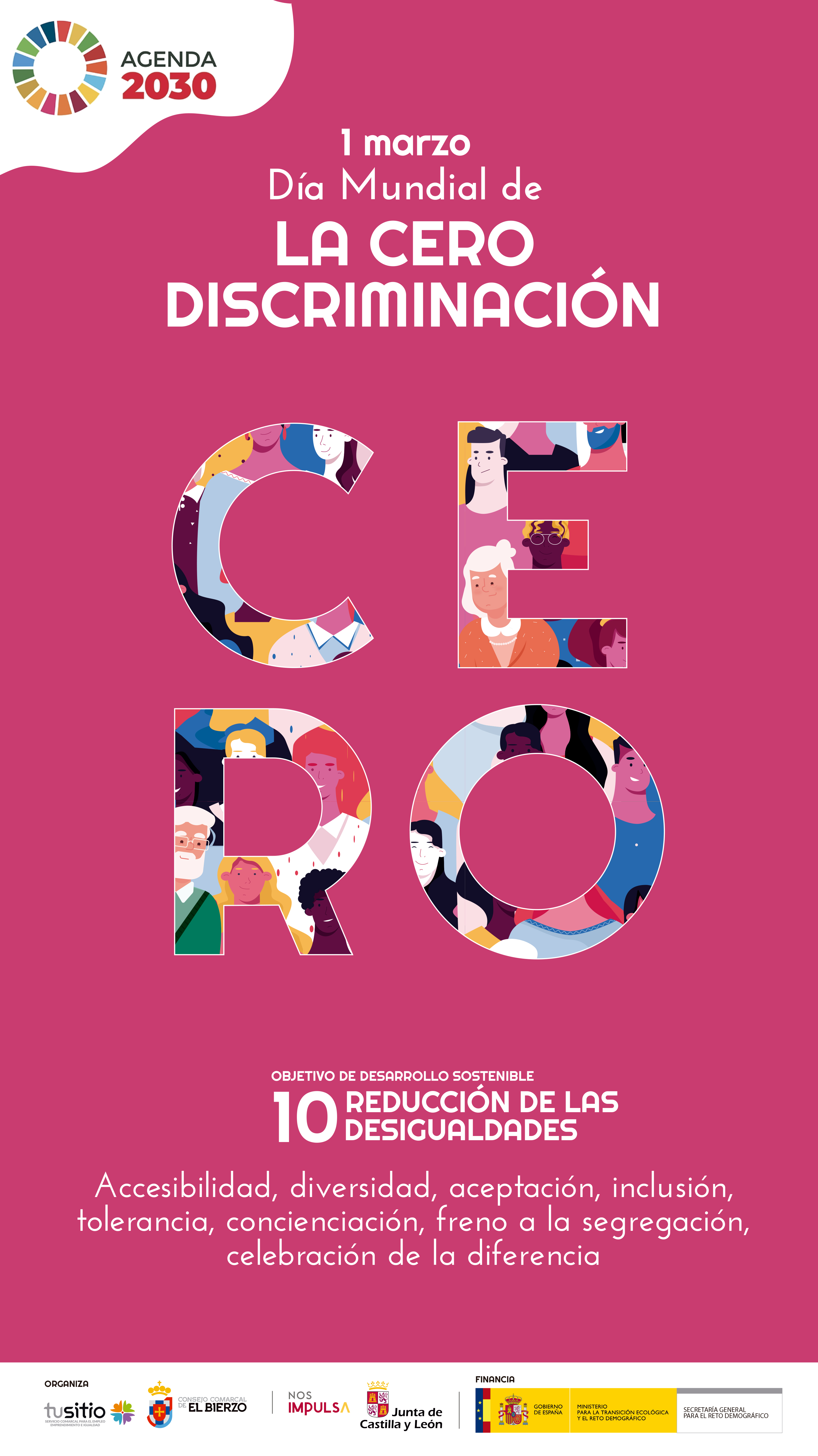 Día de la 0 Discriminación. 1 de marzo