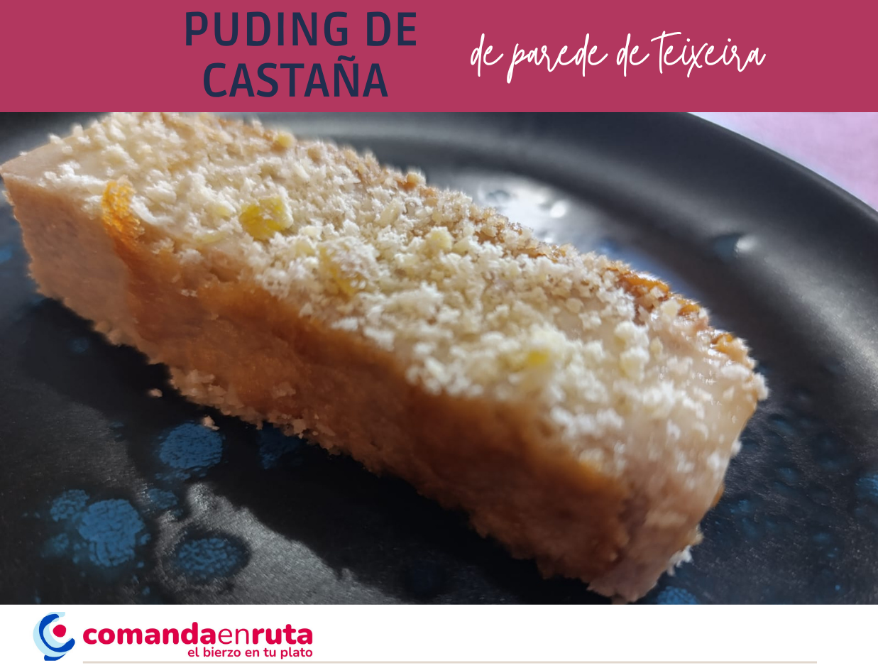 Puding de castaña de parede de teixeira