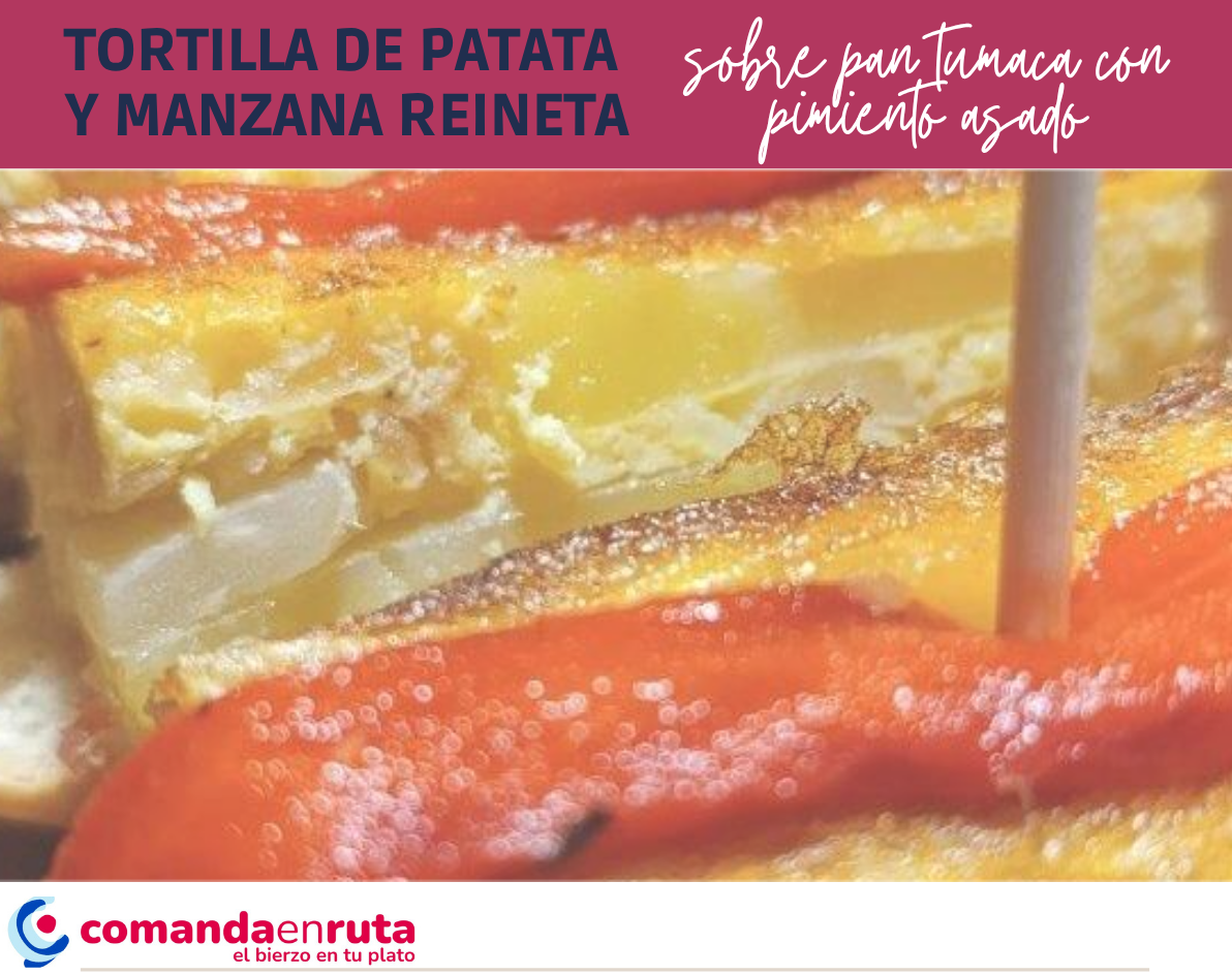 Tortilla de patata y manzana Portada