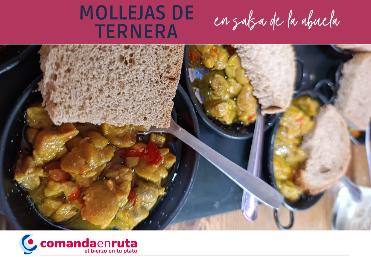 Mollejas de ternera en salsa de la abuela