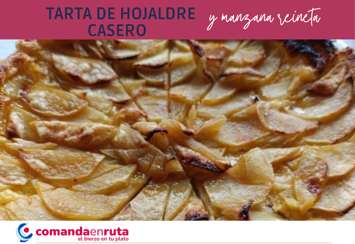 Tarta de hojaldre y manzana reineta