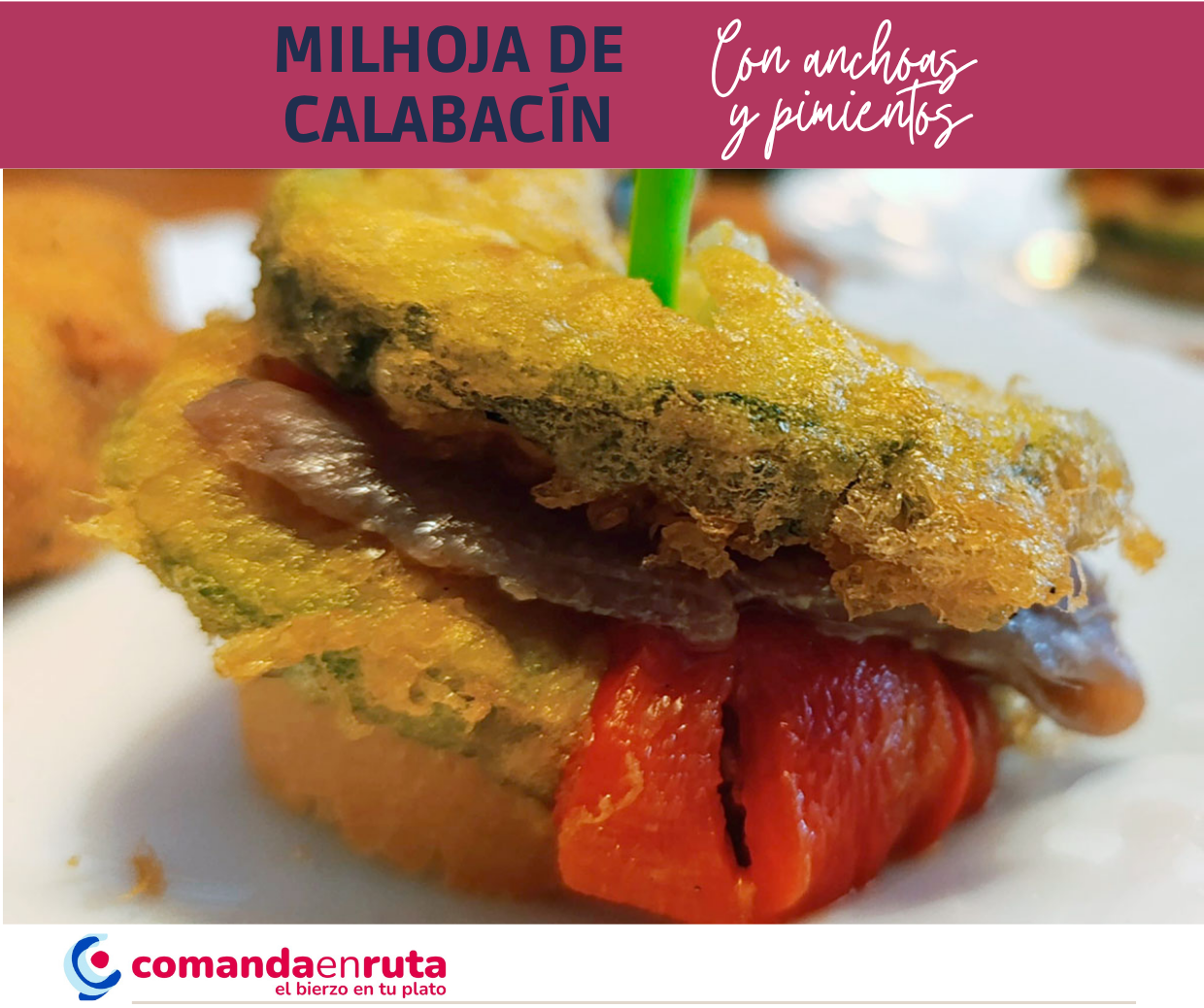 Milhoja de calabac&iacute;n