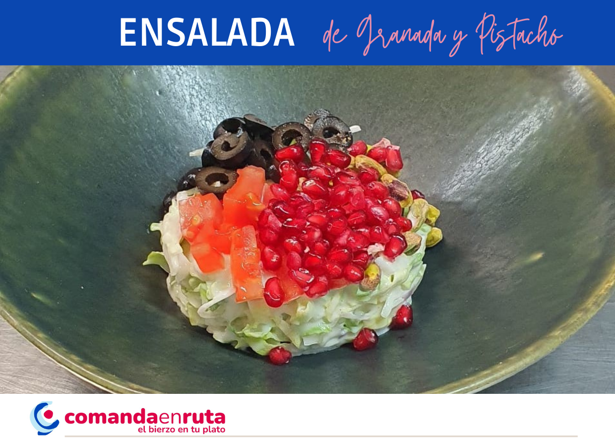 Ensalada de granada y pistacho
