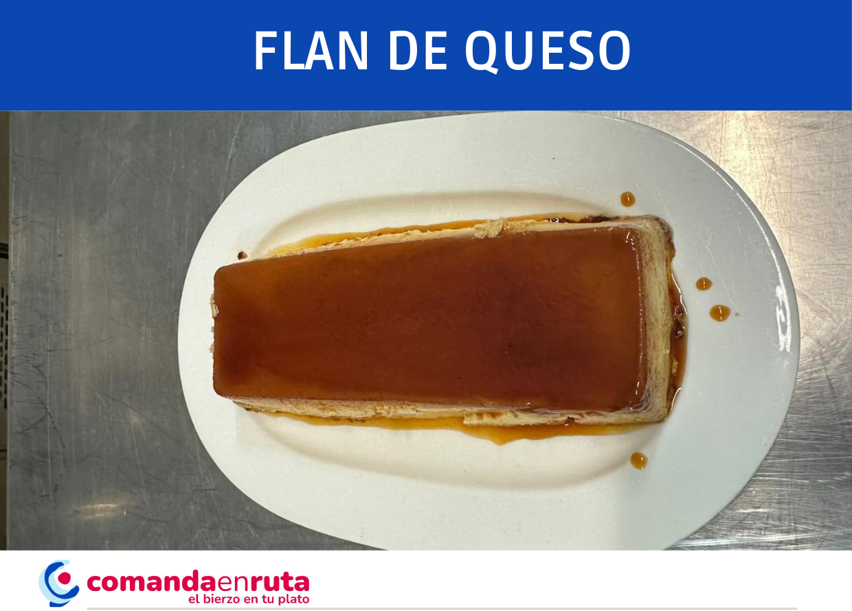 Flan de queso
