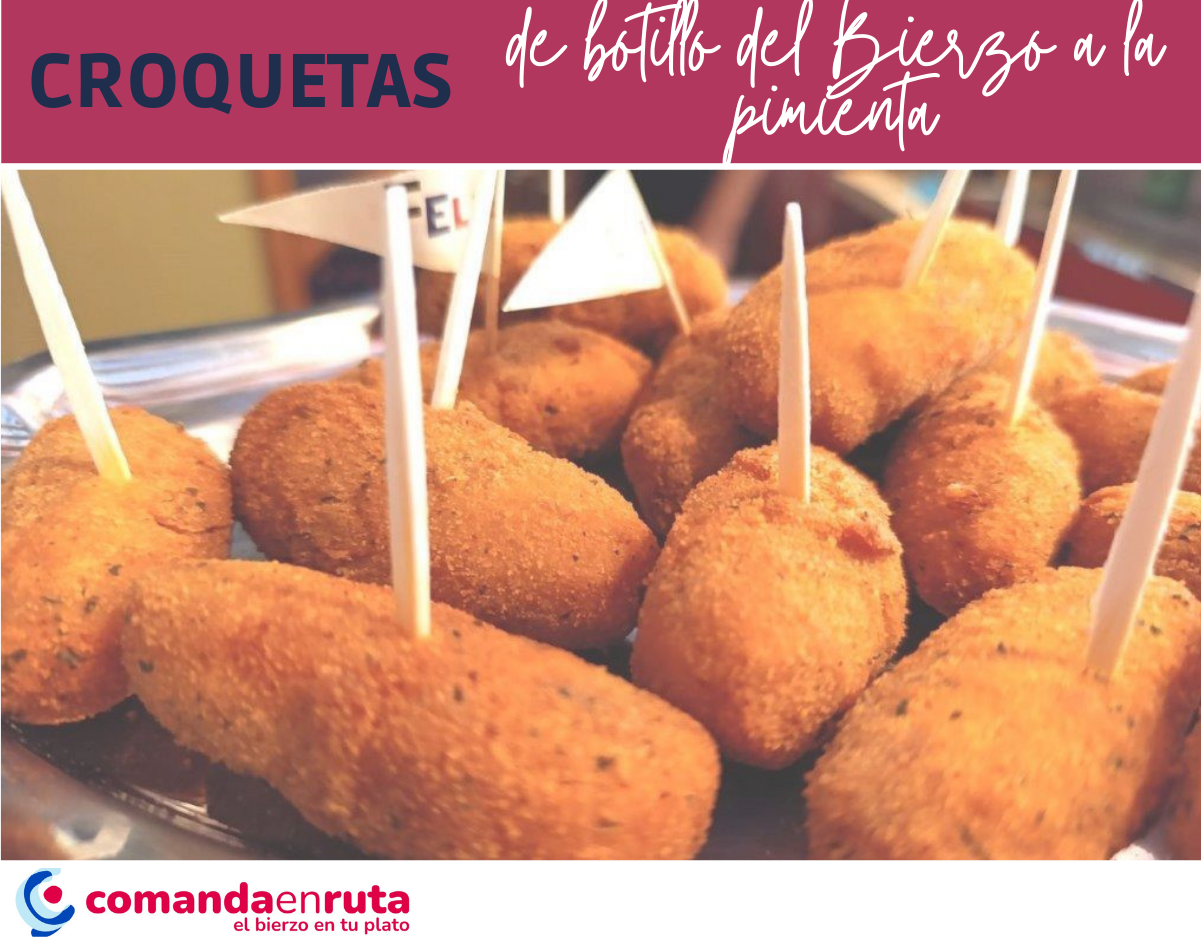 Croquetas de botillo a la pimienta blanco