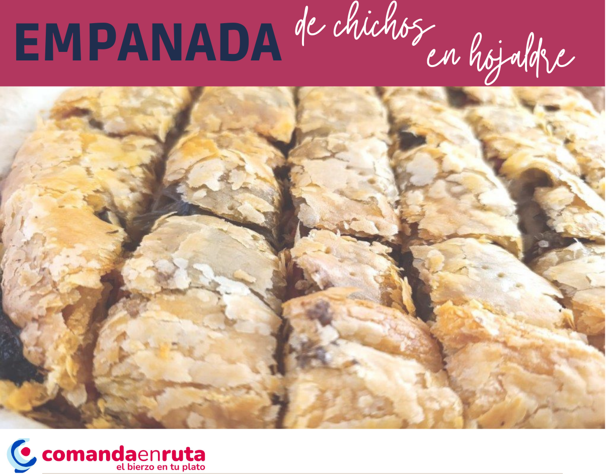 Empanada de chichos en hojaldre
