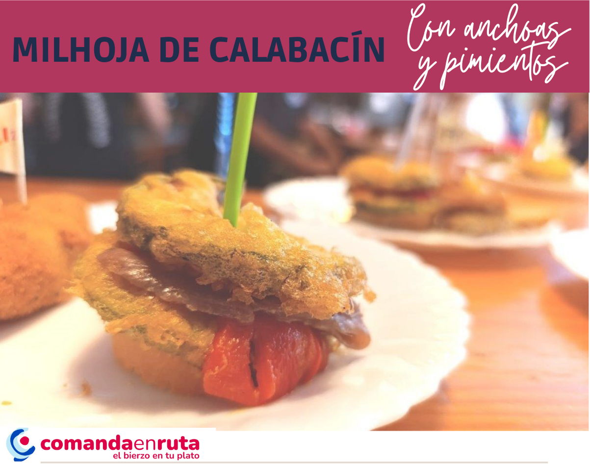 Milhoja de calabacín