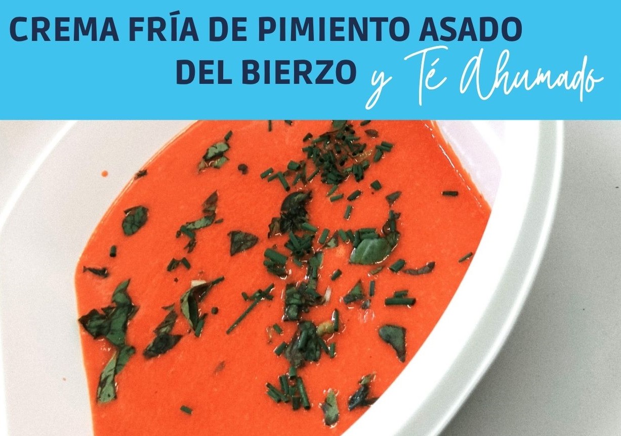 Crema fr&iacute;a de pimiento
