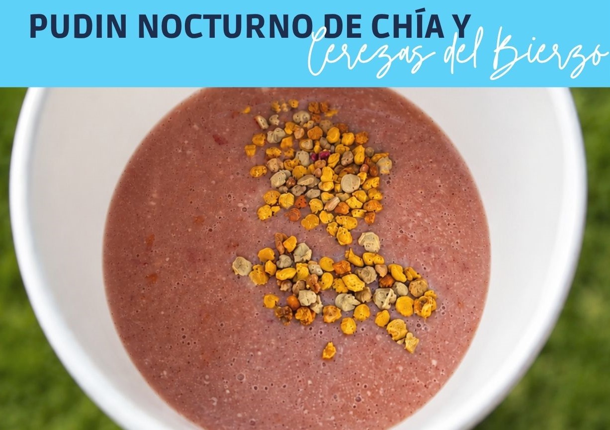 Pudin de cerezas