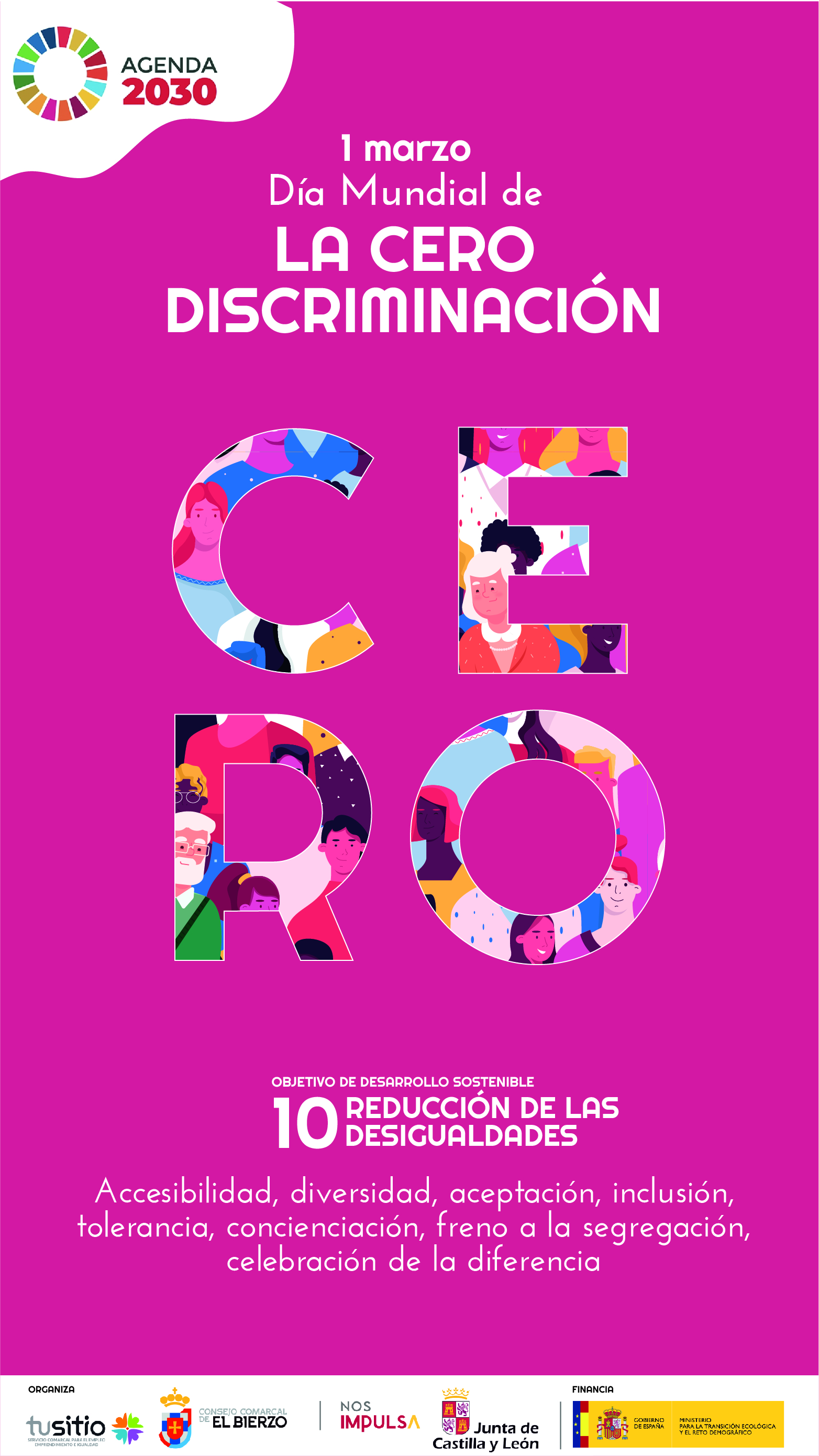 Día de la 0 Discriminación. 1 de marzo