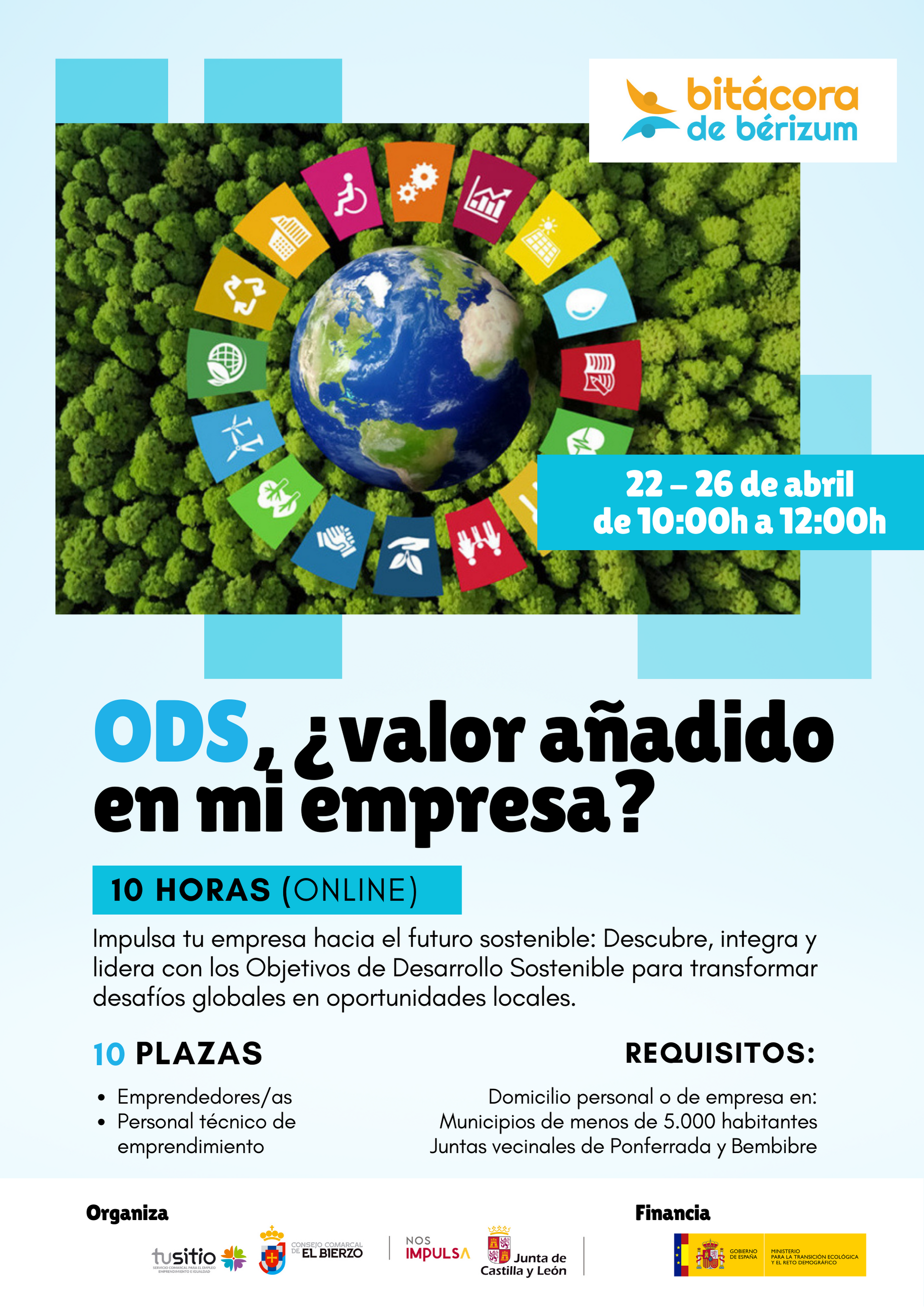 Cartel: ODS, ¿Valor añadido en mi empresa?