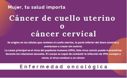 Cáncer cuello uterino